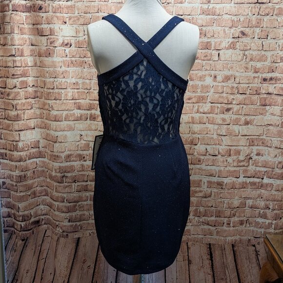 Speechless Navy Dress Size Med NWT - Picture 6 of 14